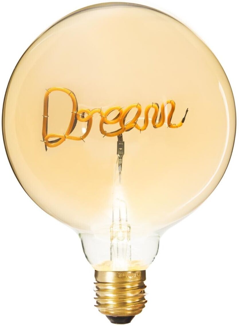 Atmosphera Ampoule LED mot "Dream" ambrée E27 Atmosphera Ampoule LED mot "Dream" ambrée E27
