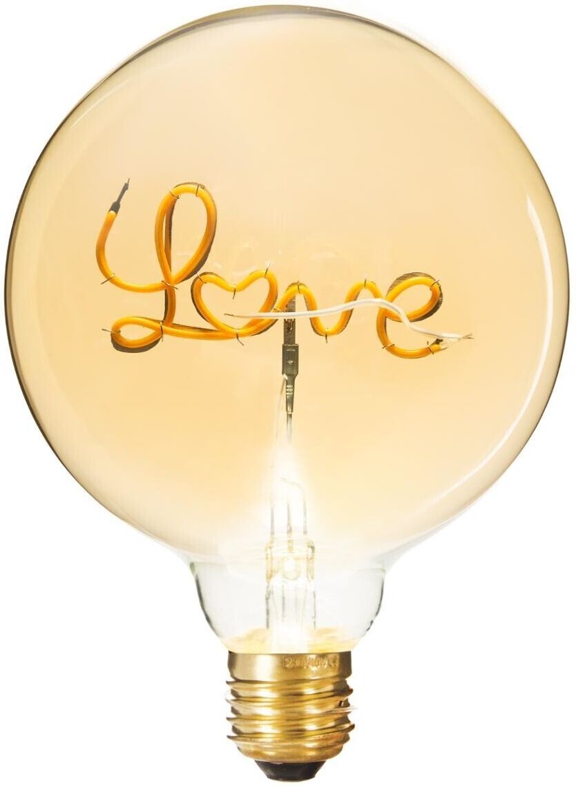 Atmosphera Ampoule LED mot "Love" ambrée E27 Atmosphera Ampoule LED mot "Love" ambrée E27
