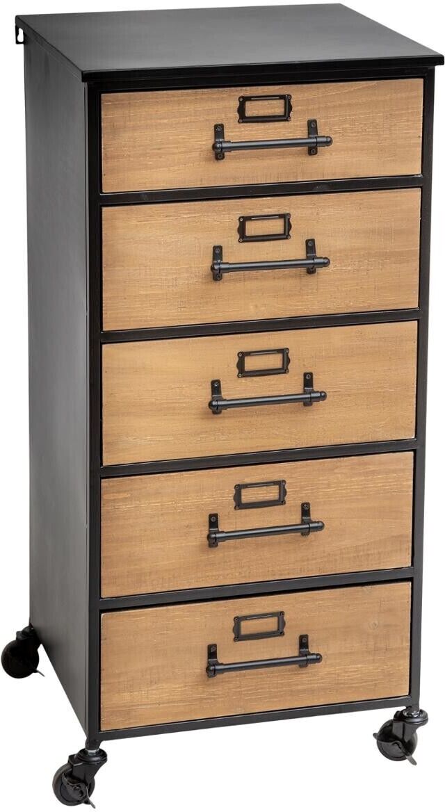 Atmosphera Chiffonnier "Baris", métal bois Atmosphera Chiffonnier "Baris", métal bois