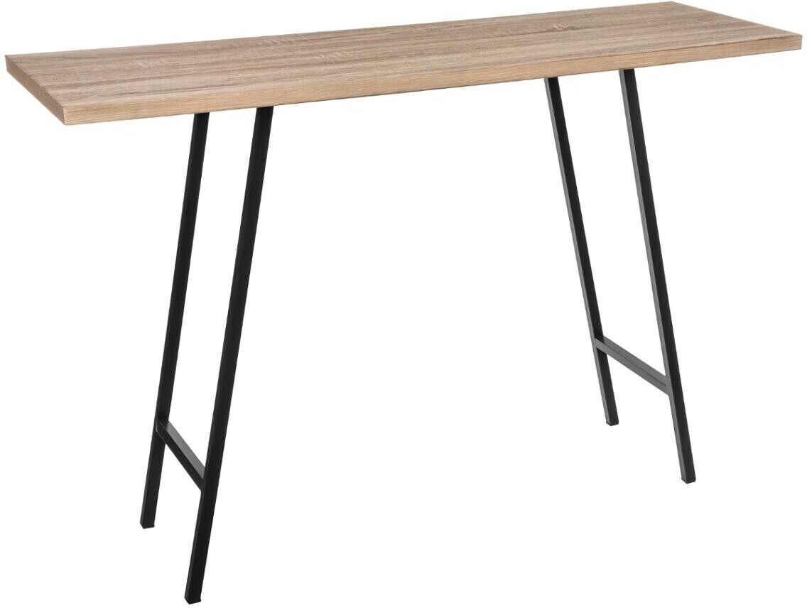 Atmosphera Console "Neile", noir et bois Atmosphera Console "Neile", noir et bois