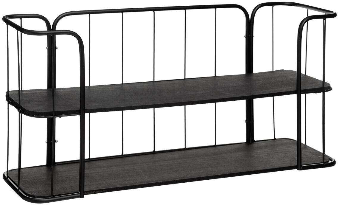 Atmosphera Etagère murale "Jordi" noire Atmosphera Etagère murale "Jordi" noire