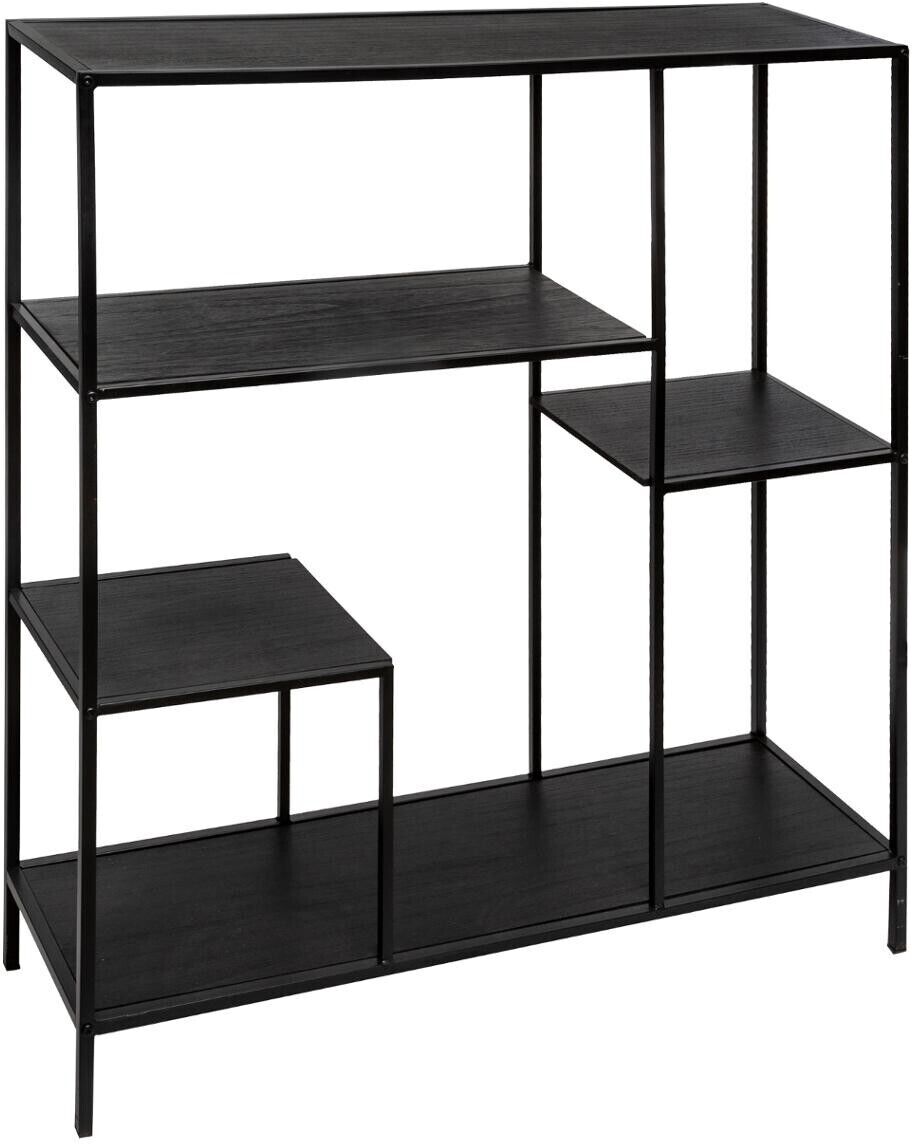 Atmosphera Etagère "Gota" noire, métal bois H110 cm Atmosphera Etagère "Gota" noire, métal bois H110 cm