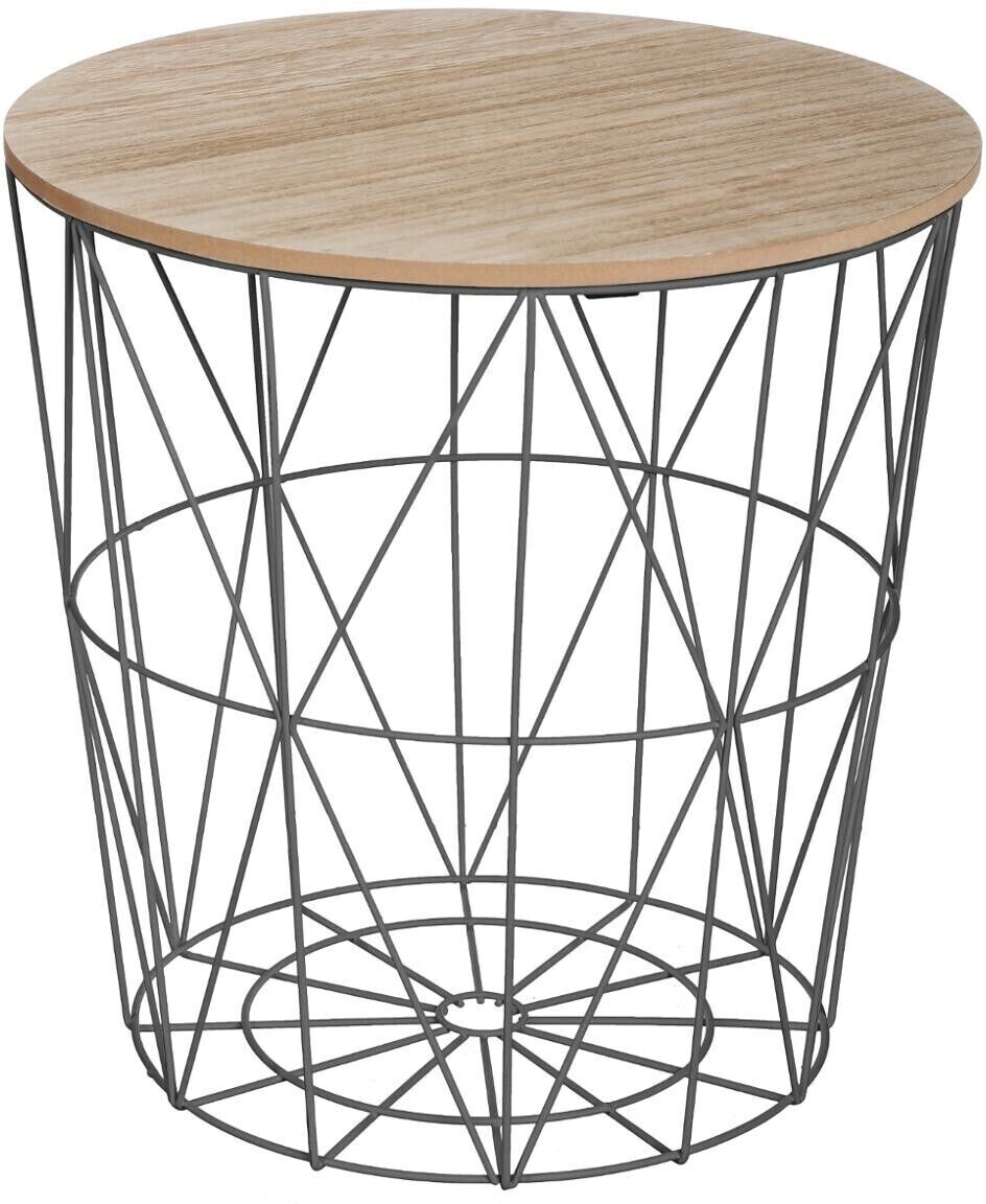 Atmosphera Table à café "Kumi" noire D40 cm Atmosphera Table à café "Kumi" noire D40 cm