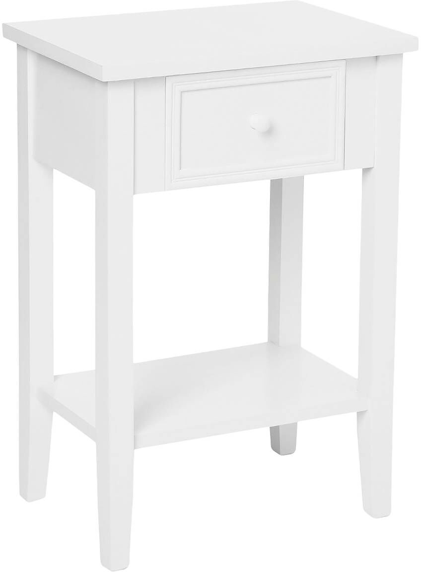 Atmosphera Table de chevet "Charme" blanche Atmosphera Table de chevet "Charme" blanche