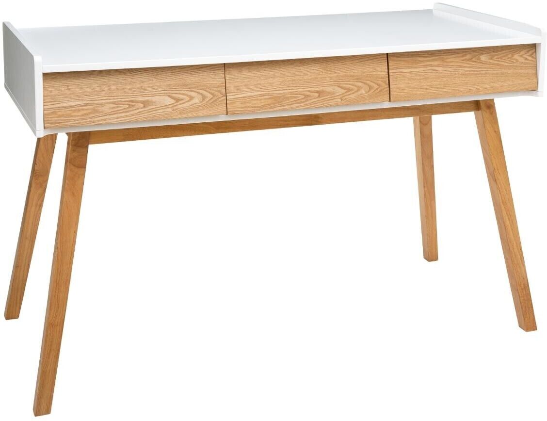 Atmosphera Console "Elva", bois et blanc Atmosphera Console "Elva", bois et blanc