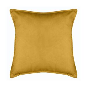 Atmosphera Coussin "Lilou", jaune moutarde 45x45 cm  - Ivoire - Size: 50 x 30cm - Publicité