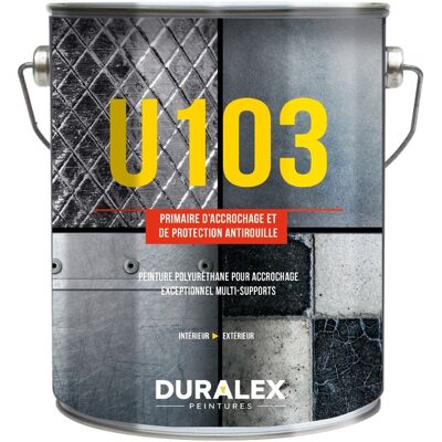 DURALEX U103 Primaire - Antirouille, Séchage Rapide, Mat - Publicité DURALEX U103 Primaire - Antirouille, Séchage Rapide, Mat - Publicité