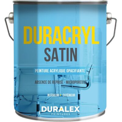 Peinture acrylique Duracryl Satin DX 61 blanc impérial 15 L DURALEX 111100207 Blanc - Publicité Peinture acrylique Duracryl Satin DX 61 blanc impérial 15 L DURALEX 111100207 Blanc - Publicité