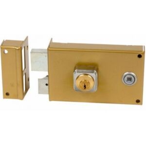 Serrure monopoint en applique ALPHA cylindre rond horizontal fouillot gauche BRICARD 352111 - Publicité Serrure monopoint en applique ALPHA cylindre rond horizontal fouillot gauche BRICARD 352111 - Publicité