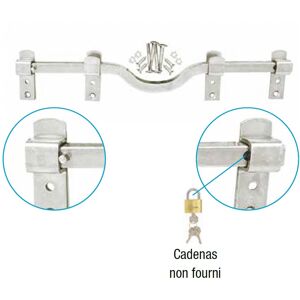 Barre antieffraction 1,20 m + accessoire JARDINIER MASSARD J501590 - Publicité Barre antieffraction 1,20 m + accessoire JARDINIER MASSARD J501590 - Publicité