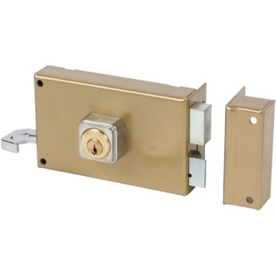 Serrure monopoint en applique ALPHA cylindre rond horizontal tirage droite BRICARD 350110 - Publicité Serrure monopoint en applique ALPHA cylindre rond horizontal tirage droite BRICARD 350110 - Publicité