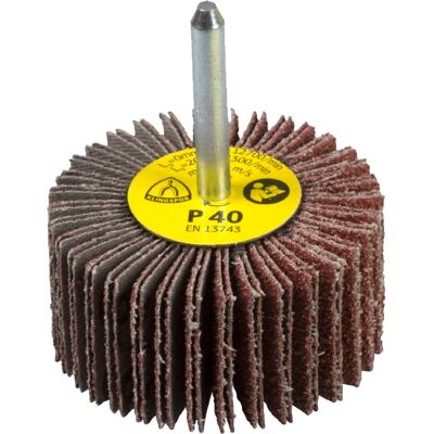 Roues à lamelles 60x30 GR40 en boite de 10 KLINGSPOR 13050 - Publicité Roues à lamelles 60x30 GR40 en boite de 10 KLINGSPOR 13050 - Publicité