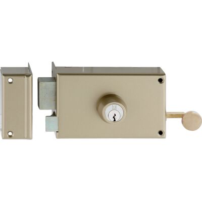 Serrure monopoint en applique MX4500 5 goupilles 5G horizontale tirage C45 gauche HERACLES MX-4553-5G-2 - Publicité Serrure monopoint en applique MX4500 5 goupilles 5G horizontale tirage C45 gauche HERACLES MX-4553-5G-2 - Publicité