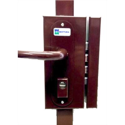 MOTTURA 38468VDA2P - Serrure 3 points en acier, profil européen, marron - Serrure - Publicité MOTTURA 38468VDA2P - Serrure 3 points en acier, profil européen, marron - Serrure - Publicité