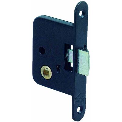 Serrure monopoint à larder petit coffre à bec de cane 40mm bout rond droite JPM 255000-02-1X - Publicité Serrure monopoint à larder petit coffre à bec de cane 40mm bout rond droite JPM 255000-02-1X - Publicité
