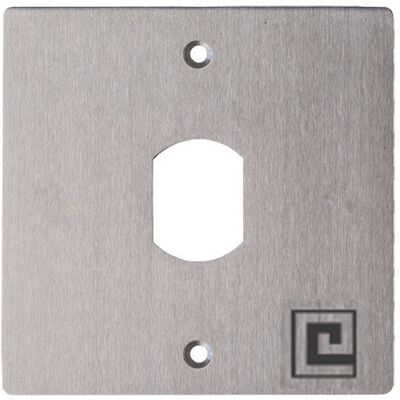 Plaque inox 80 x 80 mm T25 HERACLES PCA-PL80PP - Publicité Plaque inox 80 x 80 mm T25 HERACLES PCA-PL80PP - Publicité