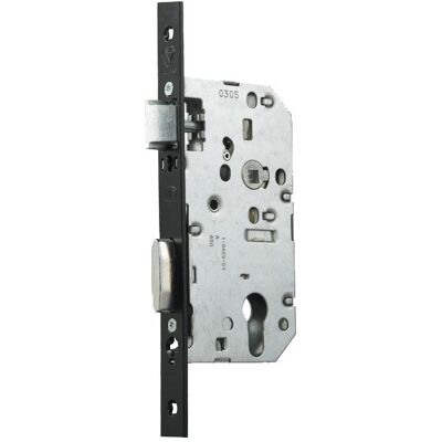 Serrure à larder D450 clé I axe 50 mm bout carré finition noir sans gâche VACHETTE 22701000 - Publicité Serrure à larder D450 clé I axe 50 mm bout carré finition noir sans gâche VACHETTE 22701000 - Publicité