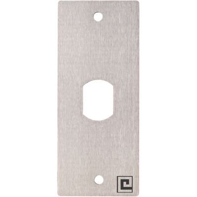 Plaque inox 40 x 100 mm T25 avec 2 vis antivandales HERACLES PCA-PL40PP - Publicité Plaque inox 40 x 100 mm T25 avec 2 vis antivandales HERACLES PCA-PL40PP - Publicité