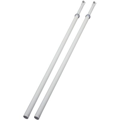 HERACLES Spirales télescopiques blanches - accessoires de serrure de porte - Publicité HERACLES Spirales télescopiques blanches - accessoires de serrure de porte - Publicité