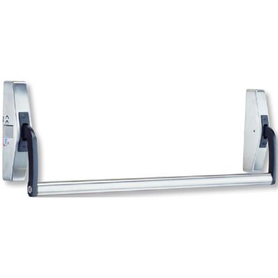 Barre antipanique Cross-bar 89 1 point argent 1250 mm réversible JPM 890100-20-2Z - Publicité Barre antipanique Cross-bar 89 1 point argent 1250 mm réversible JPM 890100-20-2Z - Publicité