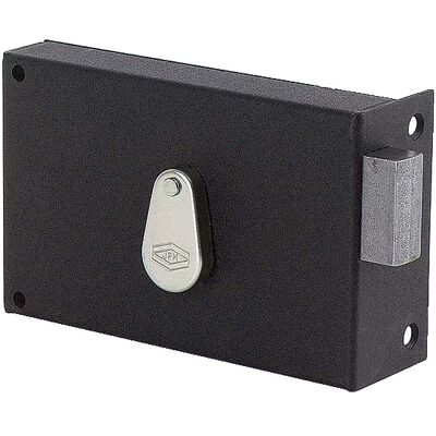 Serrure JPM 4G Horizontale - Acier, Noir, 140x88mm - Serrure - Publicité Serrure JPM 4G Horizontale - Acier, Noir, 140x88mm - Serrure - Publicité