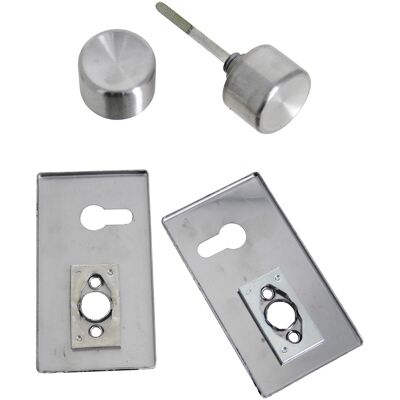 Ensemble à bouton sur plaque horizontale pour clé I finition inox brossé BRICARD 2036021 - Publicité Ensemble à bouton sur plaque horizontale pour clé I finition inox brossé BRICARD 2036021 - Publicité