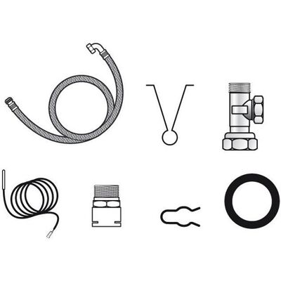 Kit de raccordement hydraulique pour réchauffeur gamme 2000 ECO RADIO SYSTEM FRISQUET F3AA40447 - Publicité Kit de raccordement hydraulique pour réchauffeur gamme 2000 ECO RADIO SYSTEM FRISQUET F3AA40447 - Publicité