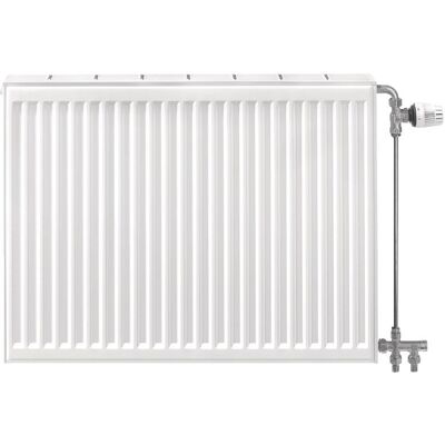 Radiateur compact all-in 21 H 400 mm L 600 mm 572 W STELRAD 0214042106 Blanc - Publicité Radiateur compact all-in 21 H 400 mm L 600 mm 572 W STELRAD 0214042106 Blanc - Publicité