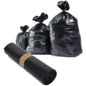 TOUSSAC 200 sacs poubelles noirs 110 L - TOUSSAC - 110