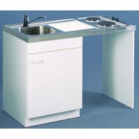 Meuble sous évier lave vaisselle 120 avec jambage – AQUARINE – 200154