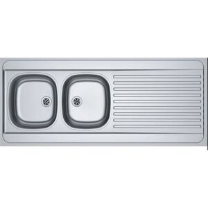 Evier inox à poser SPX 2 cuves avec égouttoir 1400 x 600 cm MAN 721-1400 FRANKE 901420 - Publicité Evier inox à poser SPX 2 cuves avec égouttoir 1400 x 600 cm MAN 721-1400 FRANKE 901420 - Publicité