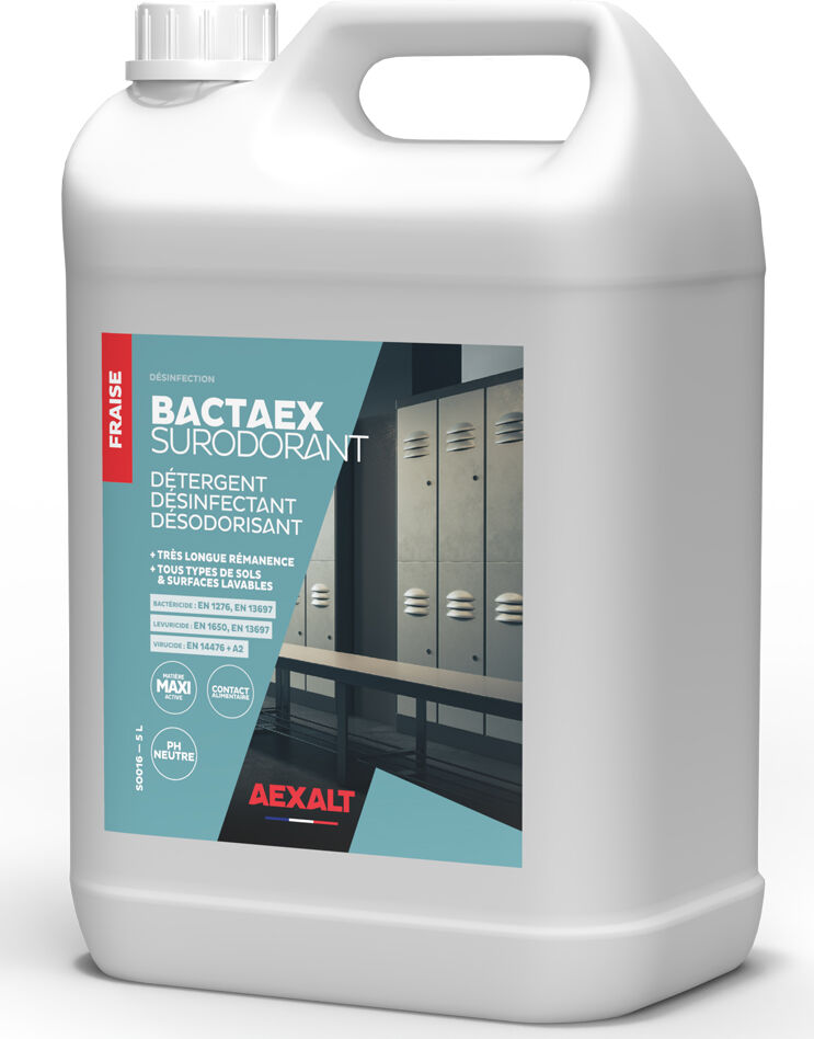 Détergent BACTAEX surodorant désinfectant désodorisant 5L - AEXALT - SO016