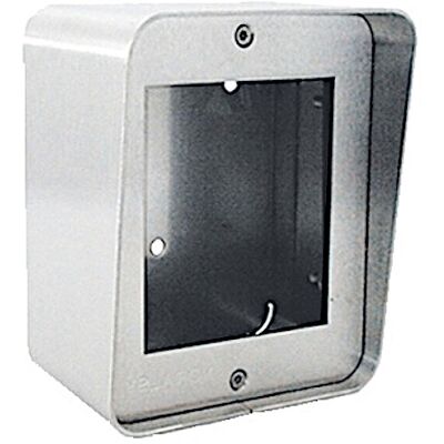Boitier en applique inox brossée HERACLES MPI01S-CT Inox - Publicité Boitier en applique inox brossée HERACLES MPI01S-CT Inox - Publicité