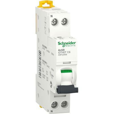 Disjoncteur modulaire IDT40T 1P N Schneider Electric - Distribution - Publicité Disjoncteur modulaire IDT40T 1P N Schneider Electric - Distribution - Publicité