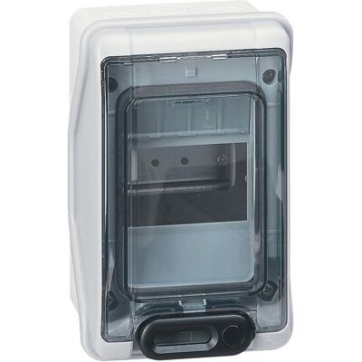 Coffret étanche PLEXO avec embouts à perforation directe prémontés gris 4 modules LEGRAND 001904 - Publicité Coffret étanche PLEXO avec embouts à perforation directe prémontés gris 4 modules LEGRAND 001904 - Publicité