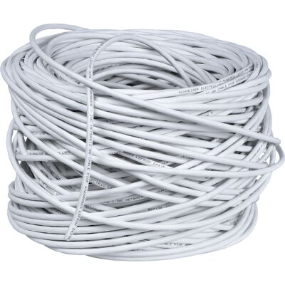 Bobine 120m LexCom Home Performance blanc câble 4 paires S/FTP Cat.6 - SCHNEIDER ELECTRIC - Publicité Bobine 120m LexCom Home Performance blanc câble 4 paires S/FTP Cat.6 - SCHNEIDER ELECTRIC - Publicité