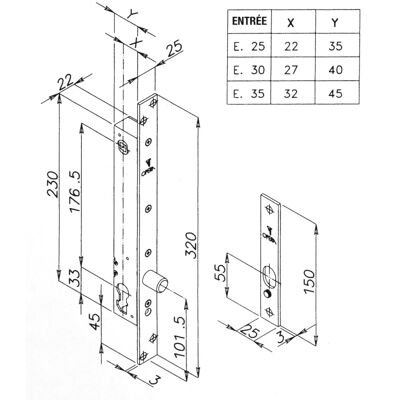 Pêne piston rotatif rond PRIMABASE sans béquille à rupture en acier OPERA 25600-30 - Publicité Pêne piston rotatif rond PRIMABASE sans béquille à rupture en acier OPERA 25600-30 - Publicité