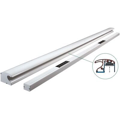 Paire de bouchon pour bandeau rénovation argent HERACLES PL-PBOUCHONR - Publicité Paire de bouchon pour bandeau rénovation argent HERACLES PL-PBOUCHONR - Publicité