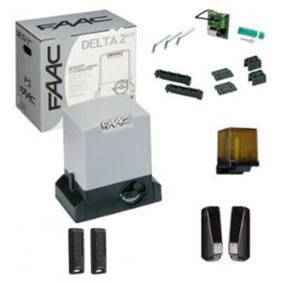 Automatisme pour portail Delta kit intégral 230 V 500 kg new FAAC 105630351 - Publicité Automatisme pour portail Delta kit intégral 230 V 500 kg new FAAC 105630351 - Publicité