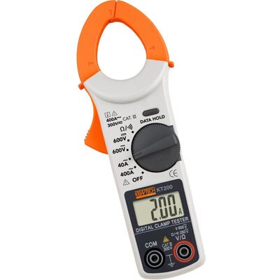 Pince multimètre Ampèremétrique CA TURBOTRONIC KT200 - Publicité Pince multimètre Ampèremétrique CA TURBOTRONIC KT200 - Publicité