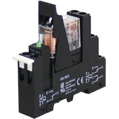 Module relais 12 V AC 2 RT 5 A CABUR XCM2A012 - Publicité Module relais 12 V AC 2 RT 5 A CABUR XCM2A012 - Publicité