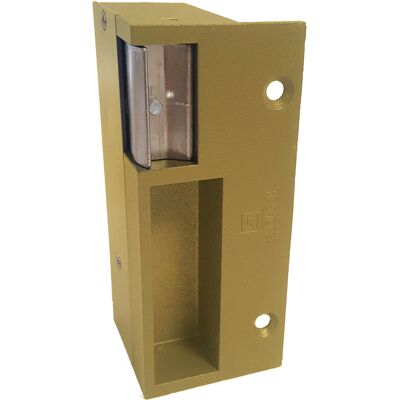Gâche à émission or gauche 120 mm 12 / 24 V AC / DC + VARIS HERACLES PCA-1017I-OR - Publicité Gâche à émission or gauche 120 mm 12 / 24 V AC / DC + VARIS HERACLES PCA-1017I-OR - Publicité