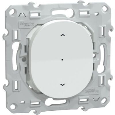 Interrupteur mécanisme OVALIS blanc 4 A zigbee pour volet roulant SCHNEIDER ELECTRIC S320567W Blanc - Publicité Interrupteur mécanisme OVALIS blanc 4 A zigbee pour volet roulant SCHNEIDER ELECTRIC S320567W Blanc - Publicité