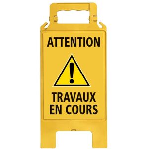 NOVAP Chevalet de signalisation ''Travaux en cours'' 600x275mm - NOVAP - 4291017