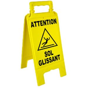 NOVAP Chevalet de signalisation ''Sol glissant'' 600x275mm - NOVAP - 4291000