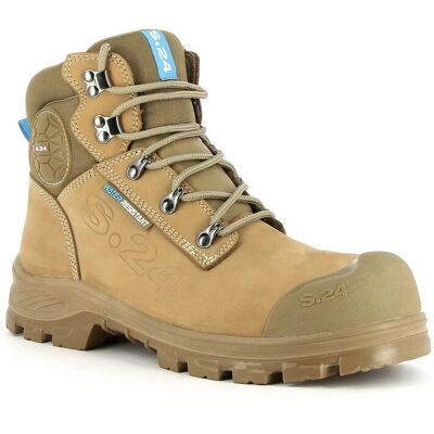 Chaussure de travail Xpert TP S3 haut P 45 S24 5802 Crème - Publicité Chaussure de travail Xpert TP S3 haut P 45 S24 5802 Crème - Publicité