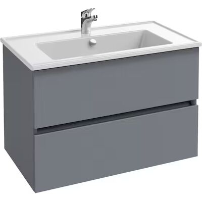 Meuble sous plan-vasque TOLBIAC 80 cm 2 tiroirs gris JACOB DELAFON EB2352-NGY Gris - Publicité Meuble sous plan-vasque TOLBIAC 80 cm 2 tiroirs gris JACOB DELAFON EB2352-NGY Gris - Publicité
