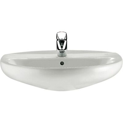 Lavabo porcelaine VICTORIA 60x49 blanc ROCA A326392000 - Publicité Lavabo porcelaine VICTORIA 60x49 blanc ROCA A326392000 - Publicité