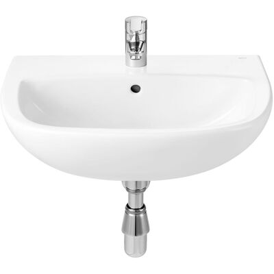 Lavabo POLO PLUS percé 1 trou 50 x 40 cm blanc ROCA A32519J000 - Publicité Lavabo POLO PLUS percé 1 trou 50 x 40 cm blanc ROCA A32519J000 - Publicité