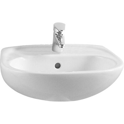Lavabo blanc NORMUS 550x420 VITRA 5087L003-1029 - Publicité Lavabo blanc NORMUS 550x420 VITRA 5087L003-1029 - Publicité